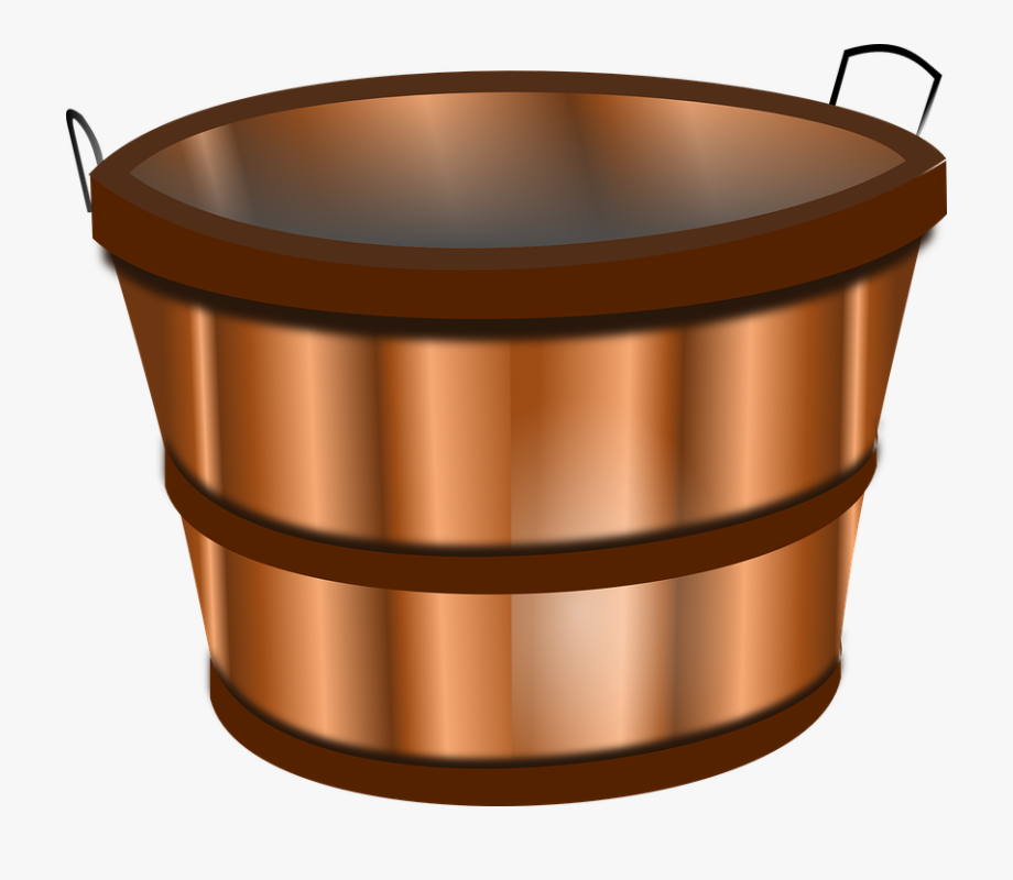 Bucket Clipart Png - Empty Apple Basket Clipart , Transparent 