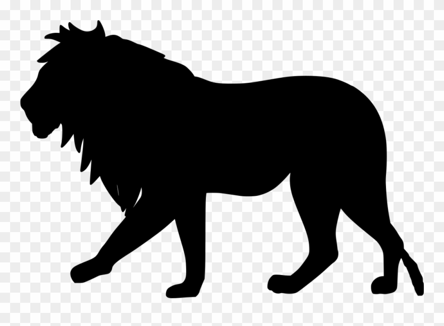 Info - Free Vector Lion Silhouette Clipart 