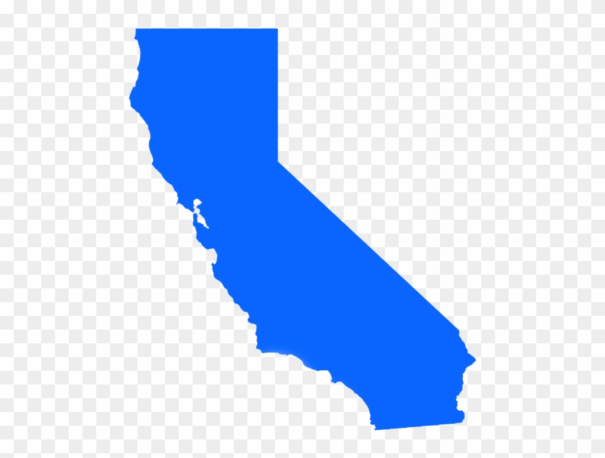 California Image - California Map No Background Clipart 
