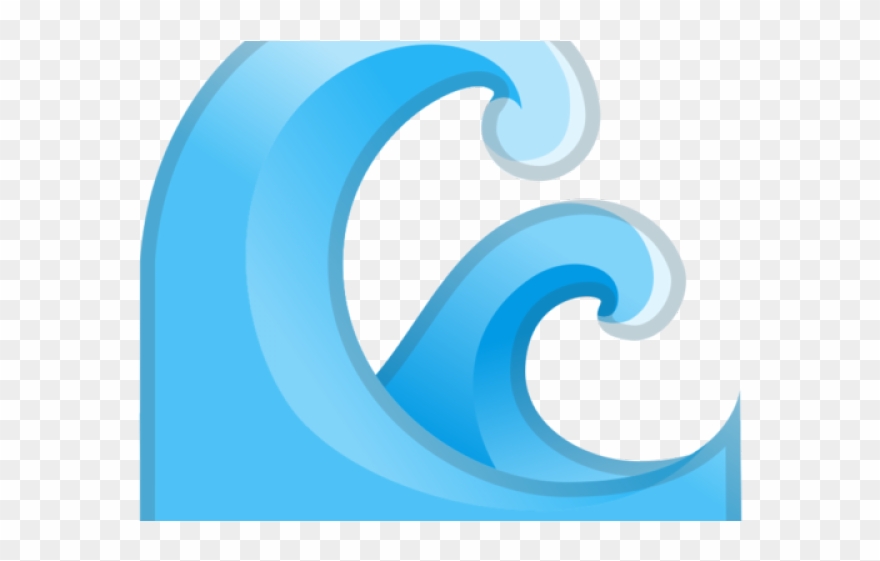 Tsunami Clipart Ola - Wellen Emoji - Png Download 