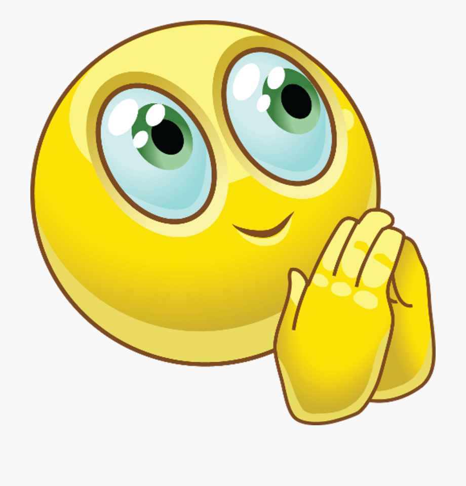 Smiley Clipart Png - Praying Emoticon , Transparent Cartoon, Free 