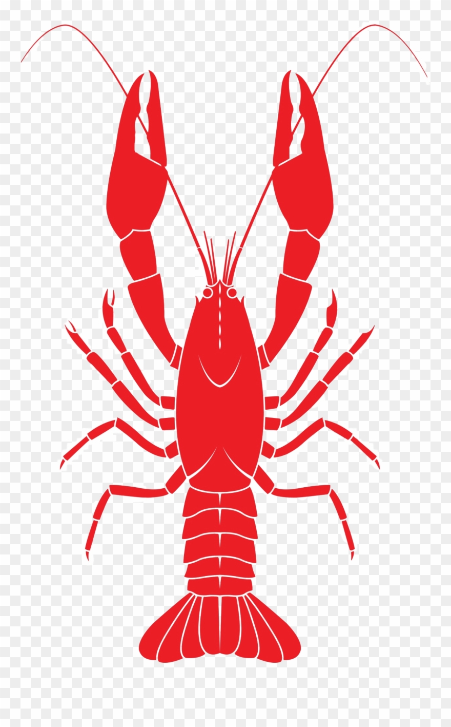 Lobster For Taiapure - Vector Crawfish Clip Art - Png Download 