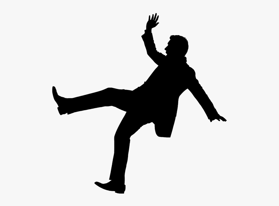 Guy Falling Png Clip Art Royalty Free Library - Slip And Fall 