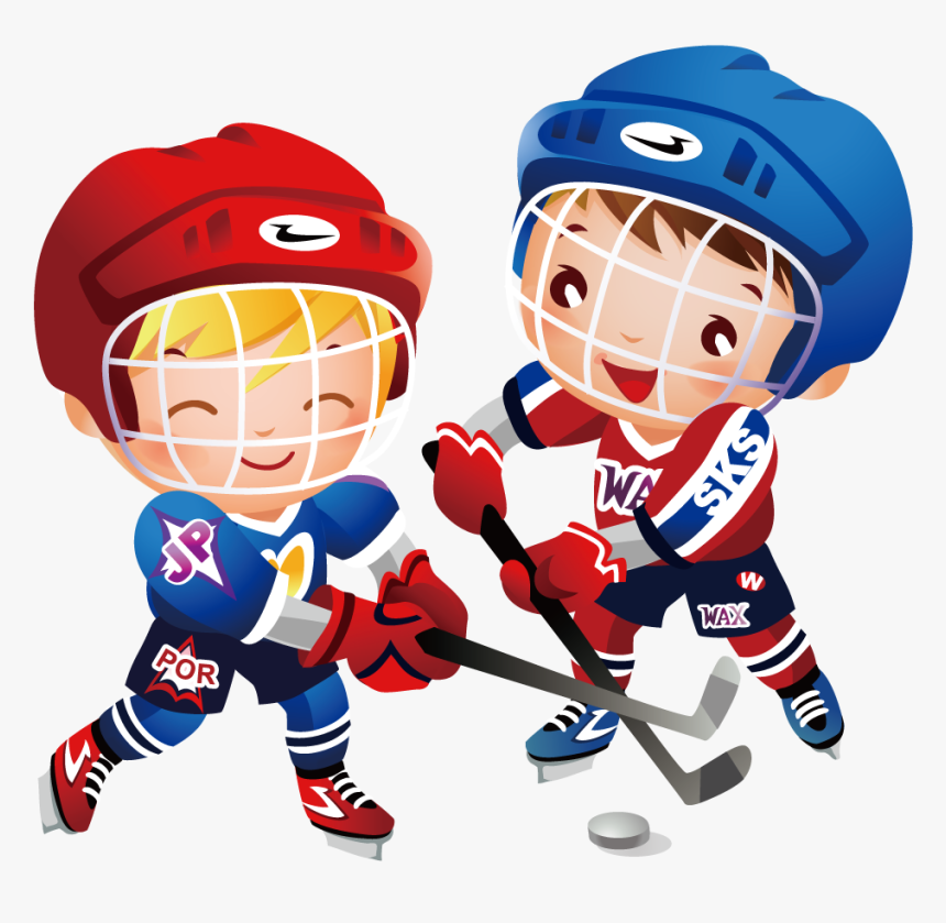 Ice Clip Art Two - Play Ice Hockey Clipart, HD Png Download 