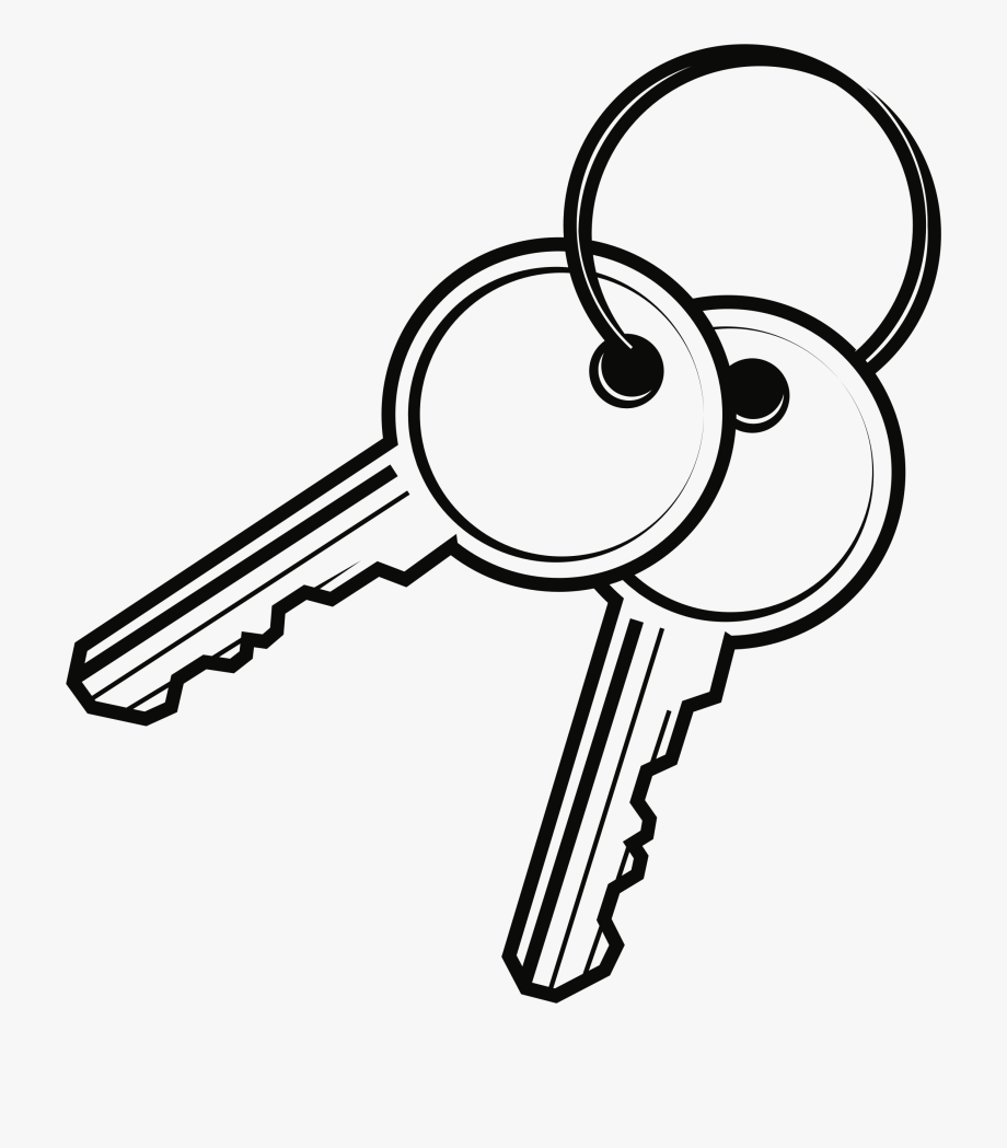 keys clipart black and white - Clip Art Library