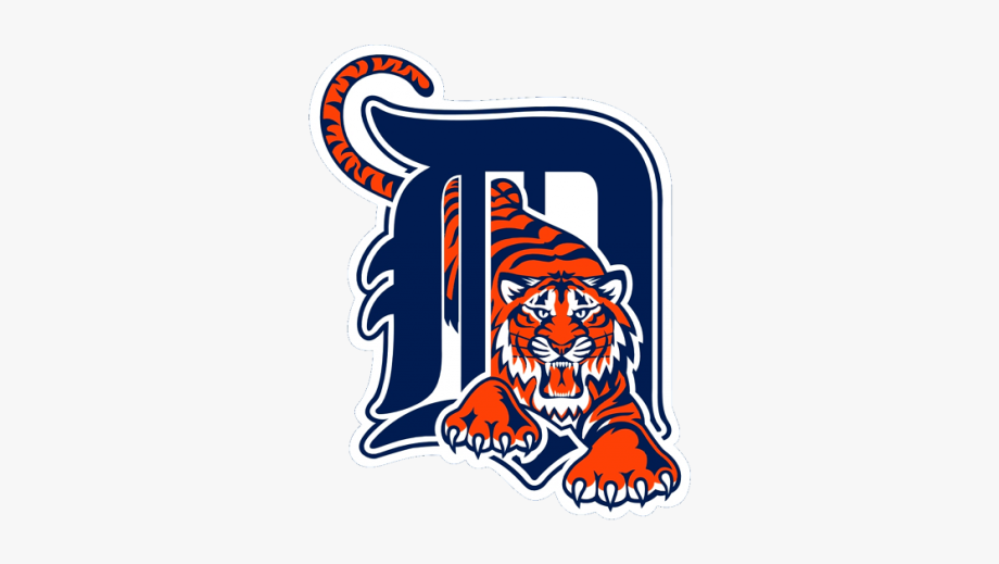 Detroit Tigers Clipart - Detroit Tigers Mlb Logo , Transparent 