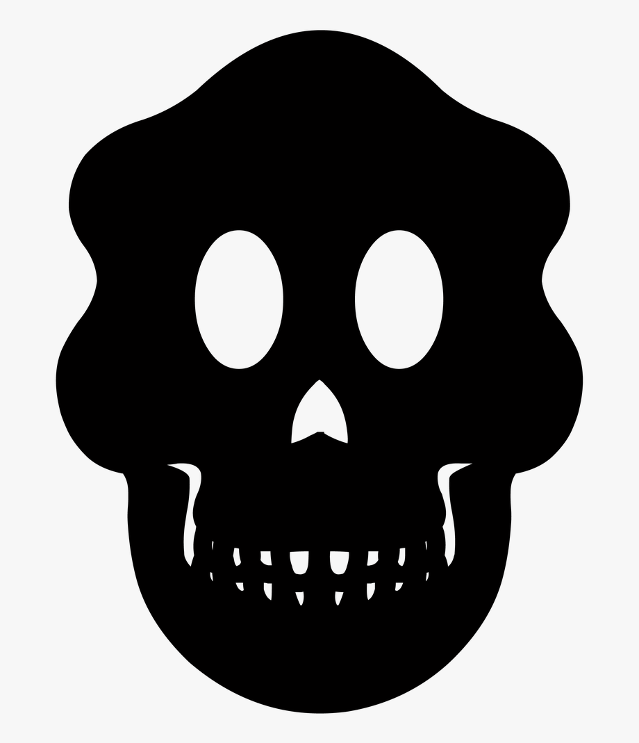 Skeleton Skull Halloween Free Photo - Skull , Transparent Cartoon 