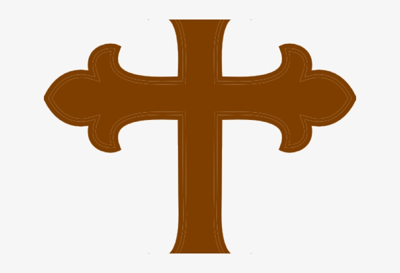 Cross Cliparts Brown - Cross First Communion Png Transparent PNG 