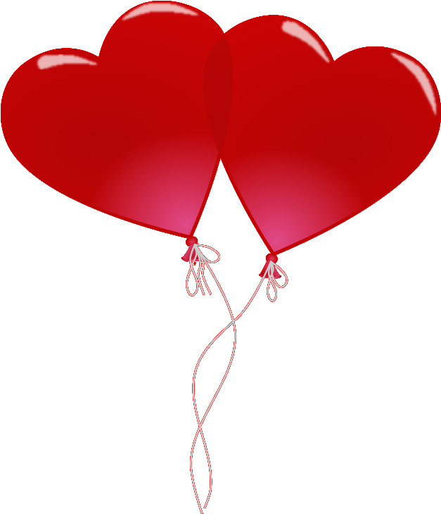Heart Balloon Png Transparent - Valentine Day Png Clipart - Full 