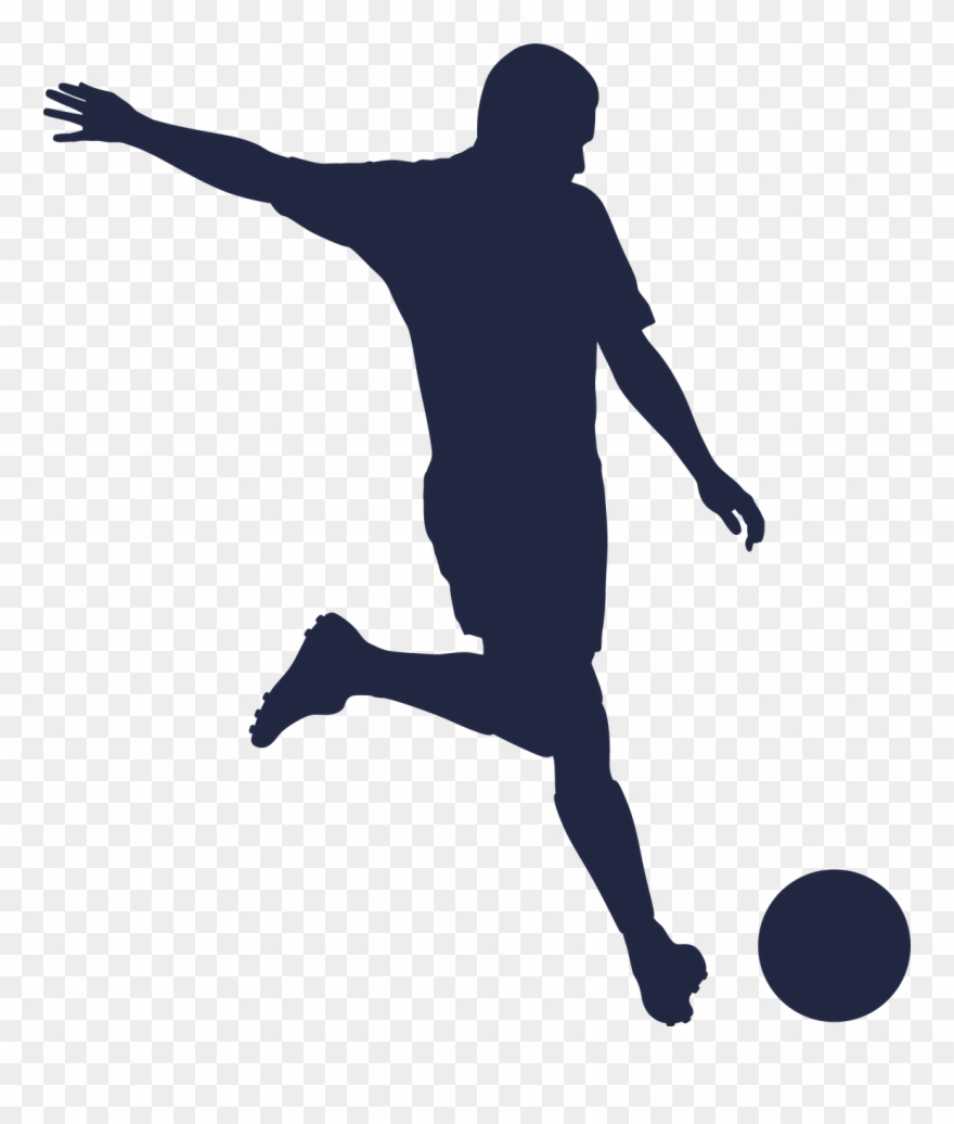 Girls Soccer Silhouette - Soccer Silhouette Clipart 