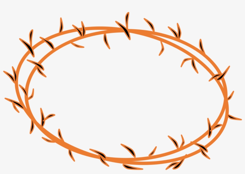 Jesus - Crown Of Thorns Clipart Png Transparent PNG 