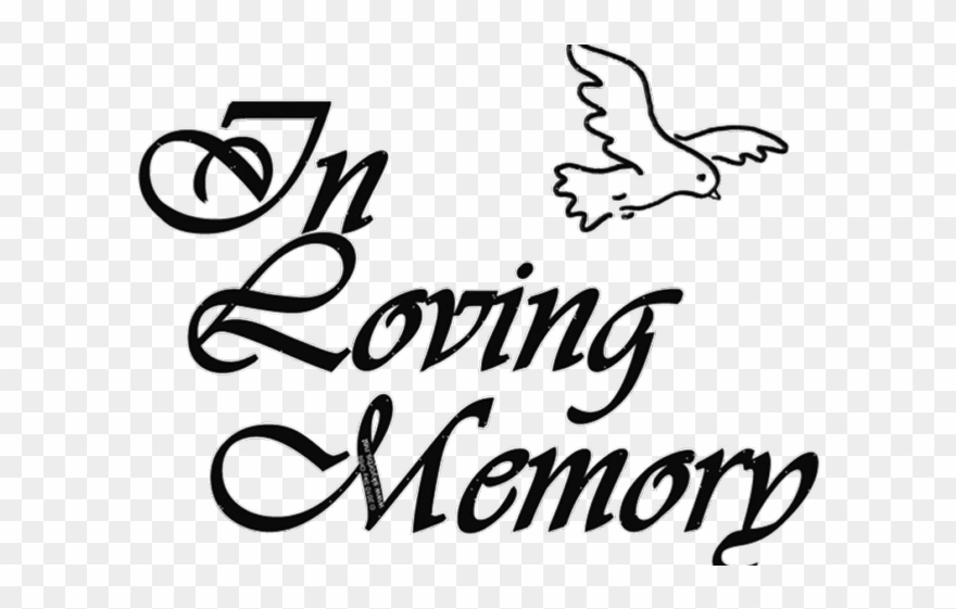 Funeral Clipart In Memory - Dove - Png Download.