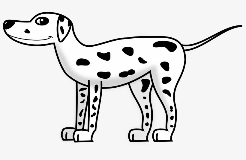 Dalmatian Clipart Sad - Dalmation Dog Clip Art -  PNG 