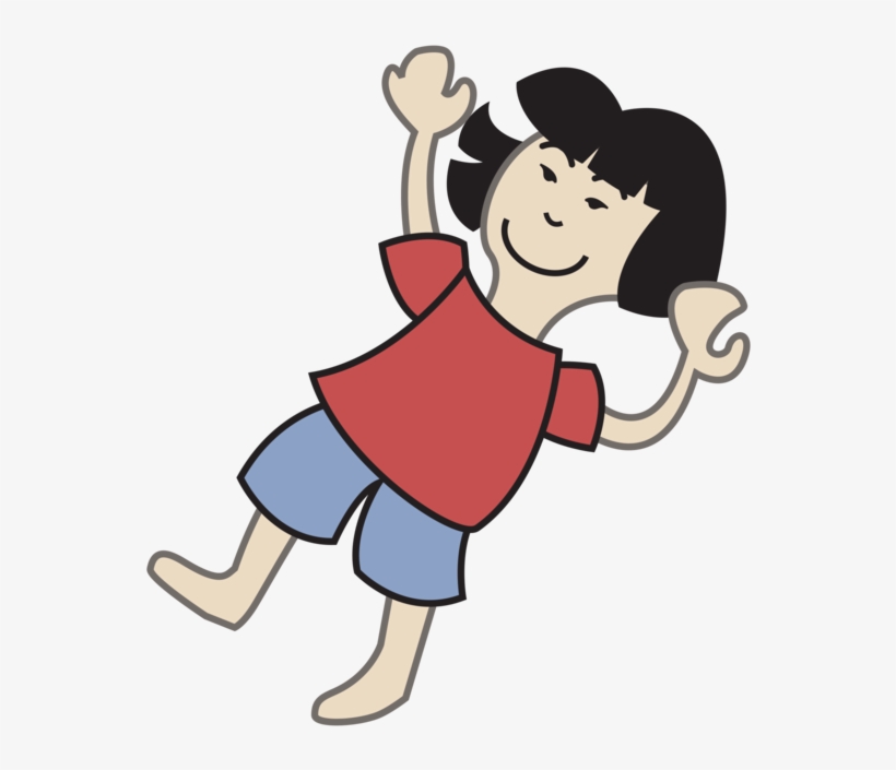 Computer Icons Woman Cartoon Girl Child - Girl Falling Clipart 