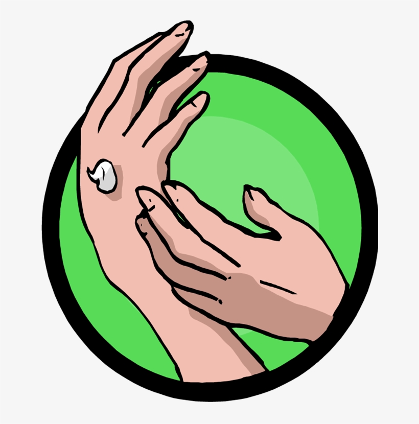 Antler Rub Cliparts - Hand Massage Clipart Transparent PNG 