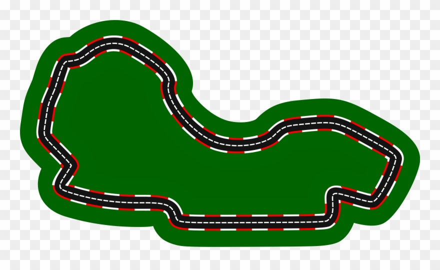 race car track cartoon