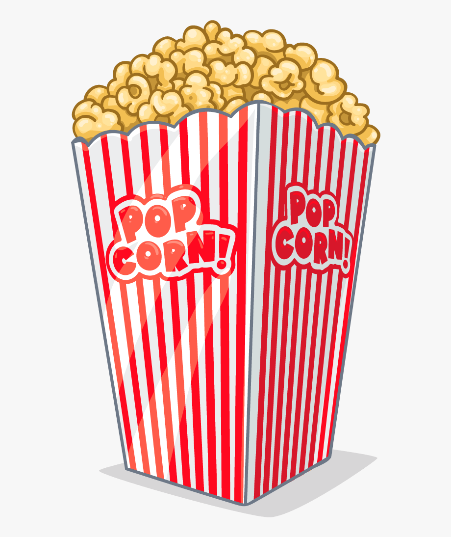 Pop Corn Clipart - Popcorn Clipart Png , Transparent Cartoon, Free 