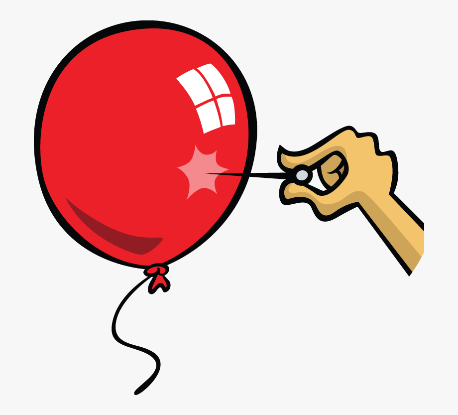 balloon pop clipart.