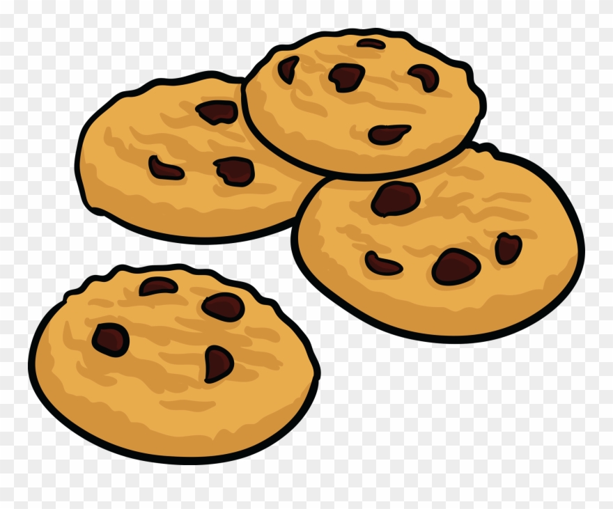 Plate Of Cookies Clipart - Cookie Monster Cookies Cartoon - Png 