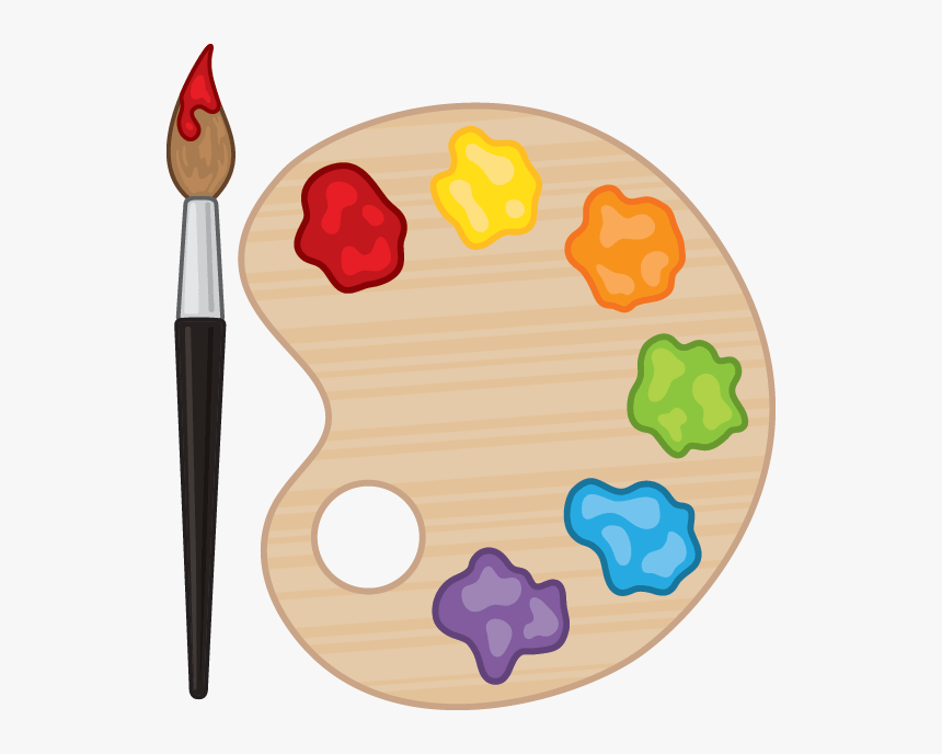 Free Paintbrush And Palette Clipart, Download Free Paintbrush And