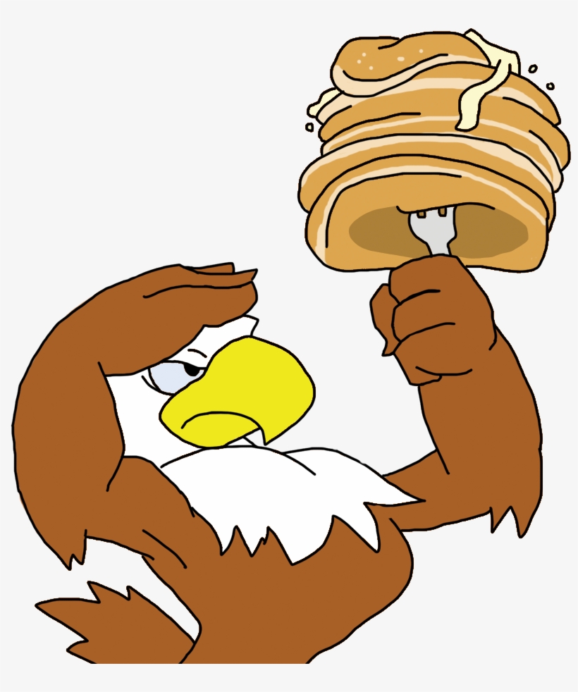 Bing Cliparts Pancakes - Eagle Pancake PNG Image | Transparent PNG 