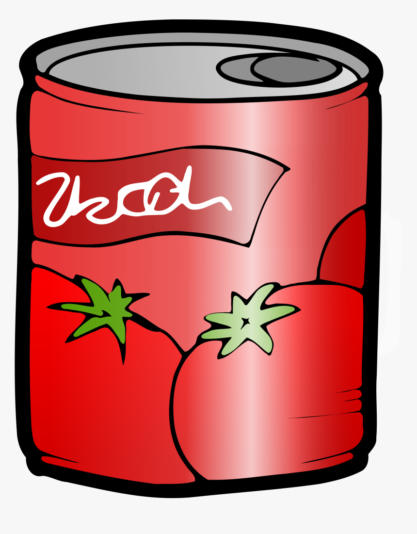 Can Of Tomato Juice Clip Arts - Can Of Food Clipart, HD Png 