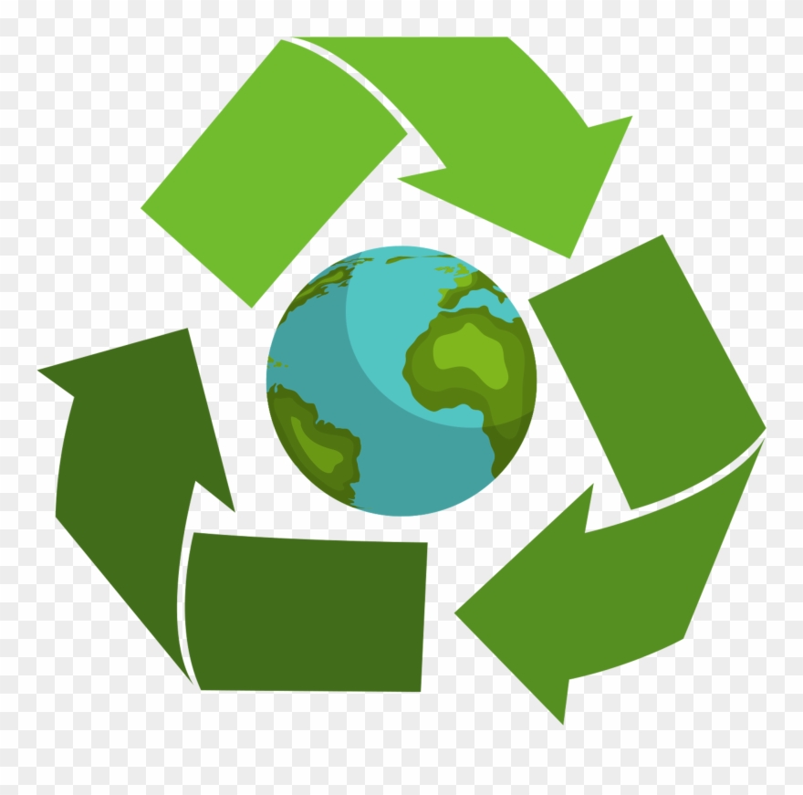 Reduce Reuse Recycle - Recycling Clipart 