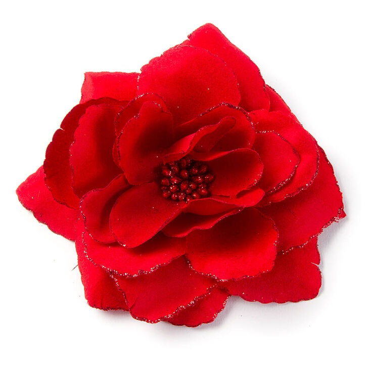Red Flower Hair Clip Claires Clip Art Library