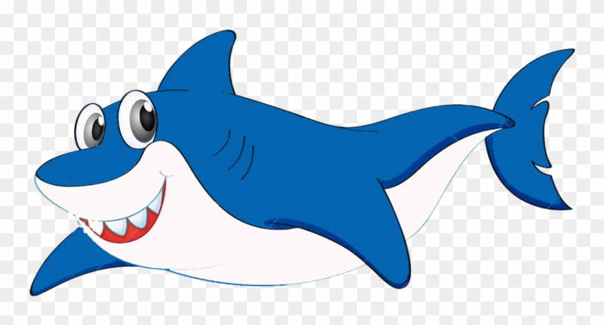 Cartoon Free Download Best On X Png - Comical Shark Clipart 