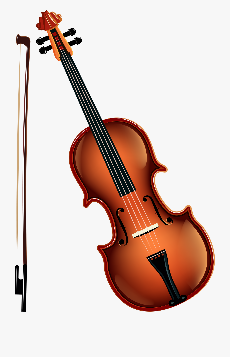 Clip Art Violin Clipart Png - Violin Png , Transparent Cartoon 