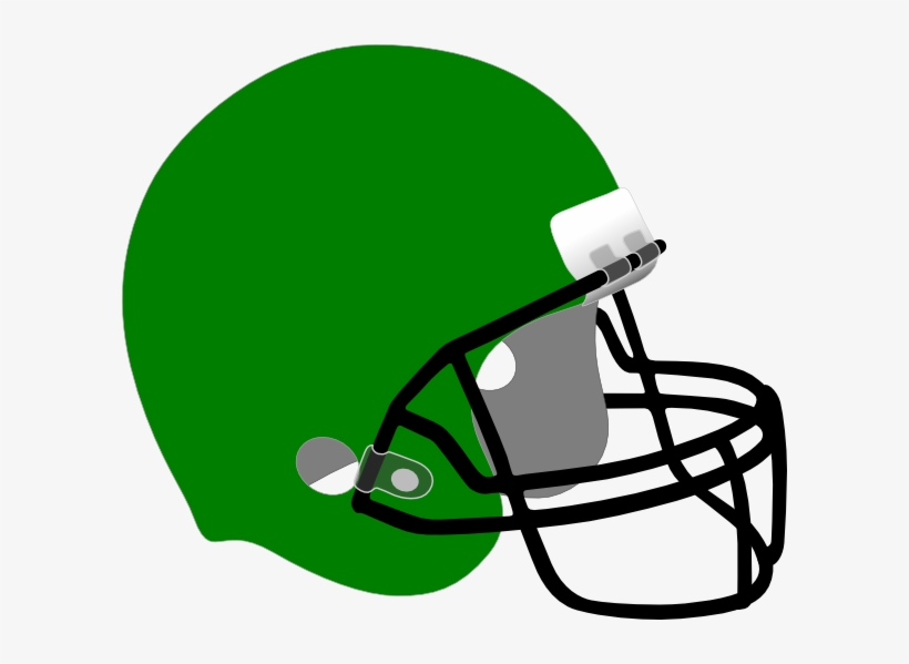 Football Helmet - Green Football Helmet Clipart Transparent PNG 