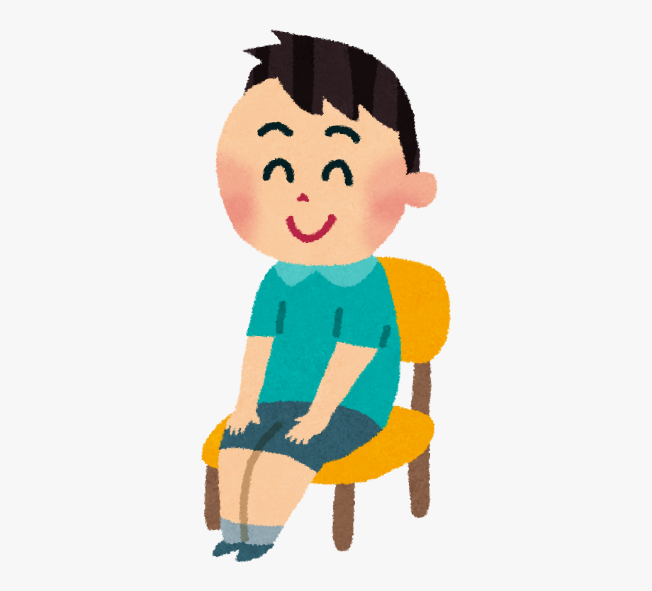 Boy Sitting On Chair Clipart Clip Art Library