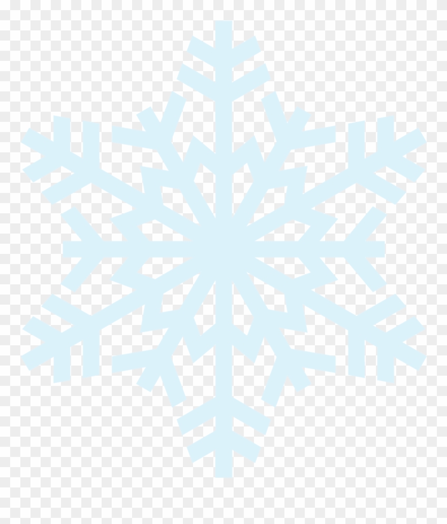 simple snowflake clipart no background