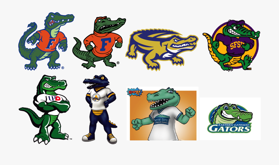 Florida Gators Football Baseball Miami Hurricanes Mascot - Mascot 