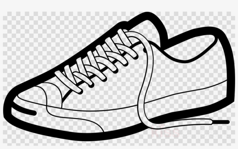 Cartoon Tennis Shoe Clipart Sports Shoes Clip Art - Shoes Vector 