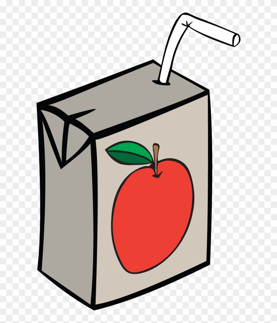 Apple Juice Box - Juice Box Clipart Png Transparent Png 