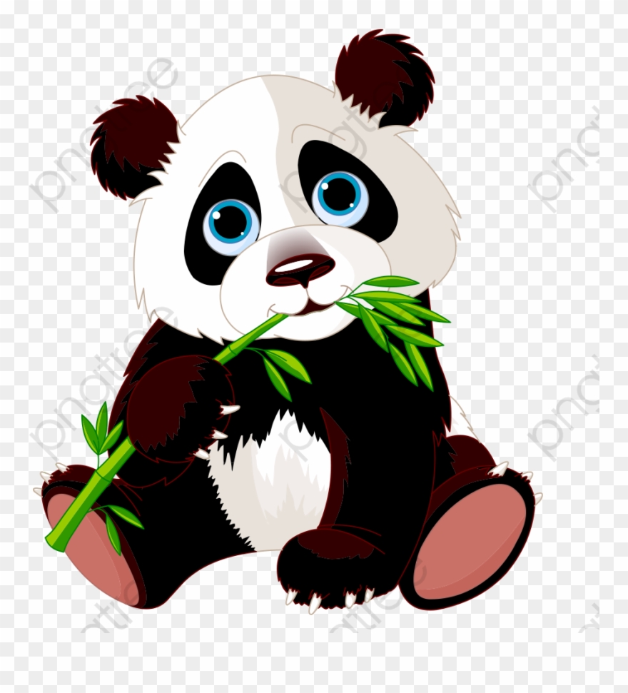 Panda Clipart Transparent - Cartoon Panda Bear - Png Download 
