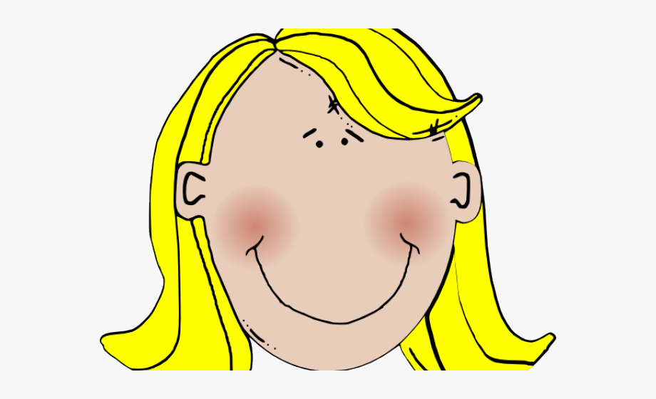 Blonde Girl Png - Blonde Hair Girl Clipart , Transparent Cartoon 