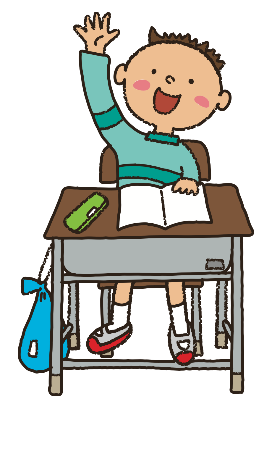 Kid Raising Hand Clipart Clip Art Library