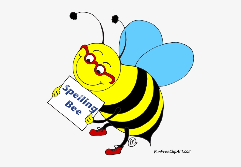 Spelling Bee Clipart Free - Draw A Spelling Bee - Free Transparent 