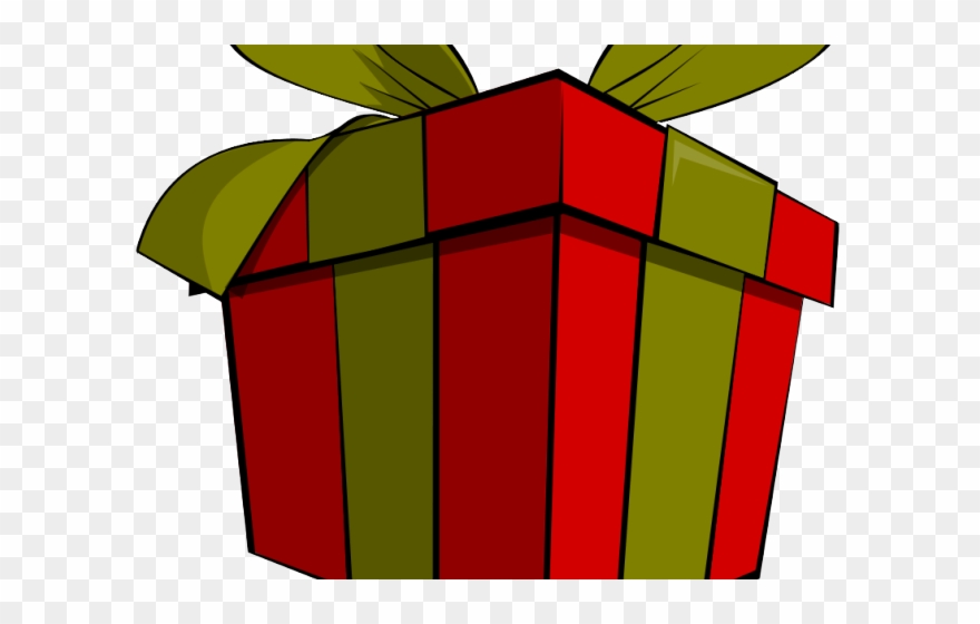 Cartoon Present Cliparts - Christmas Gift Clipart Png Transparent 
