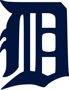 Detroit Tigers D Logo transparent PNG 