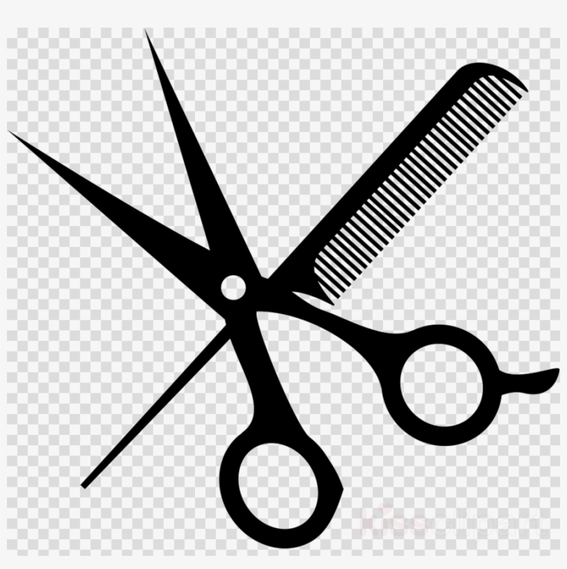 Hair-cutting Shears Clipart Comb Hair Clipper Hairdresser 