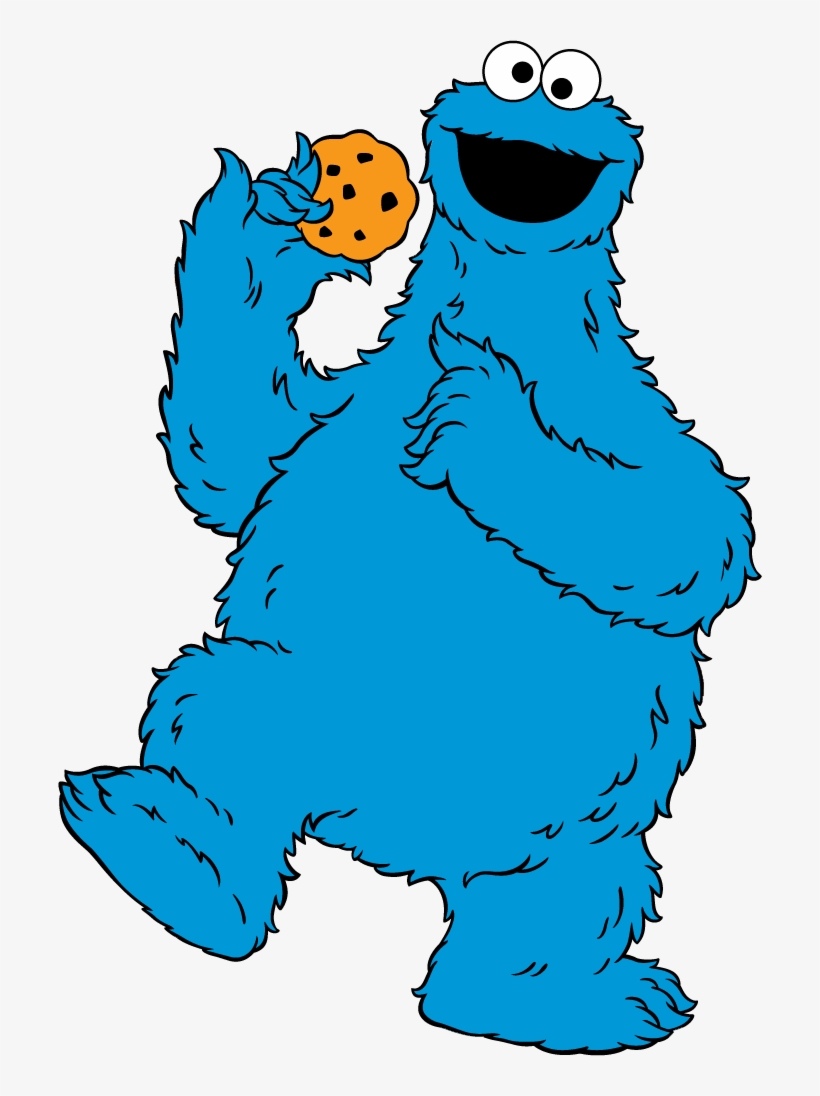 Sesame Street Cartoon Cookie Monster Clip Art Library Images And