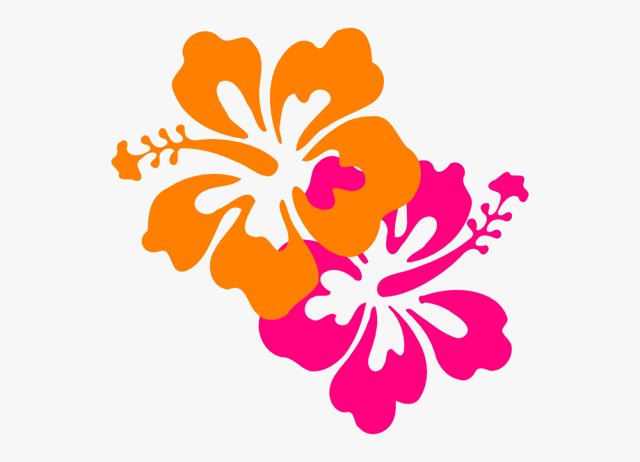 Hibiscus Clip Art Transparent - Hawaii Flower Clip Art 