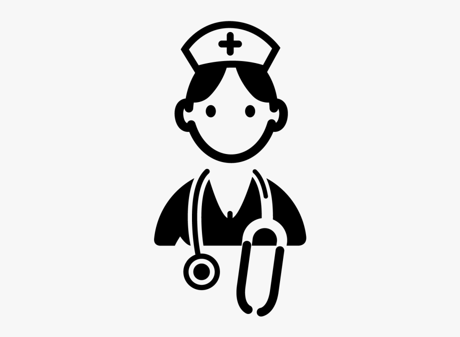 Nurse Clipart Black And White - Doctor Clipart Black And White 