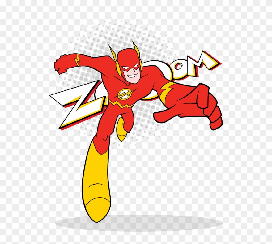 Flash Clipart Superhero Character - Dc Super Friends Flash - Png 