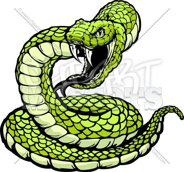 Coiled Snake Clipart Clipart Vector Graphic