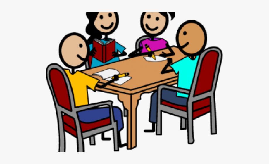 Structure Clipart Classroom - Clipart Of Group Work , Transparent 