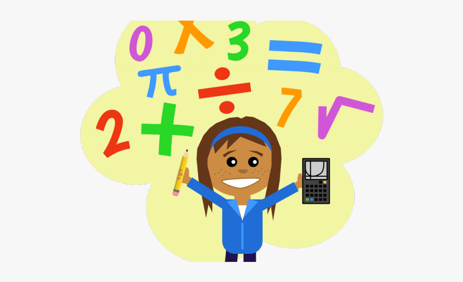 Mathematics Clipart Math Club - Math Students Cartoon 